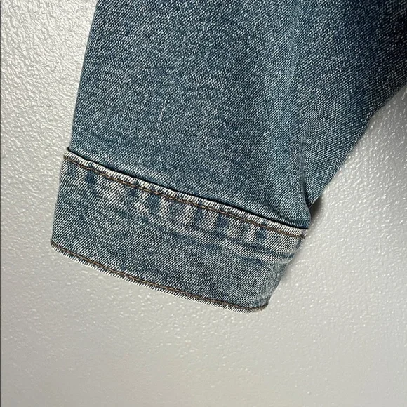 Levi Strauss Signature Classic Blue Denim Trucker Jean Jacket XXL - Picture 5 of 8